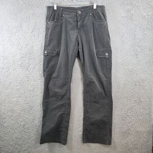 Kuhl Women's Gray Vintage Patina Dye Pants Hiking Trekking Outdoor Size 12